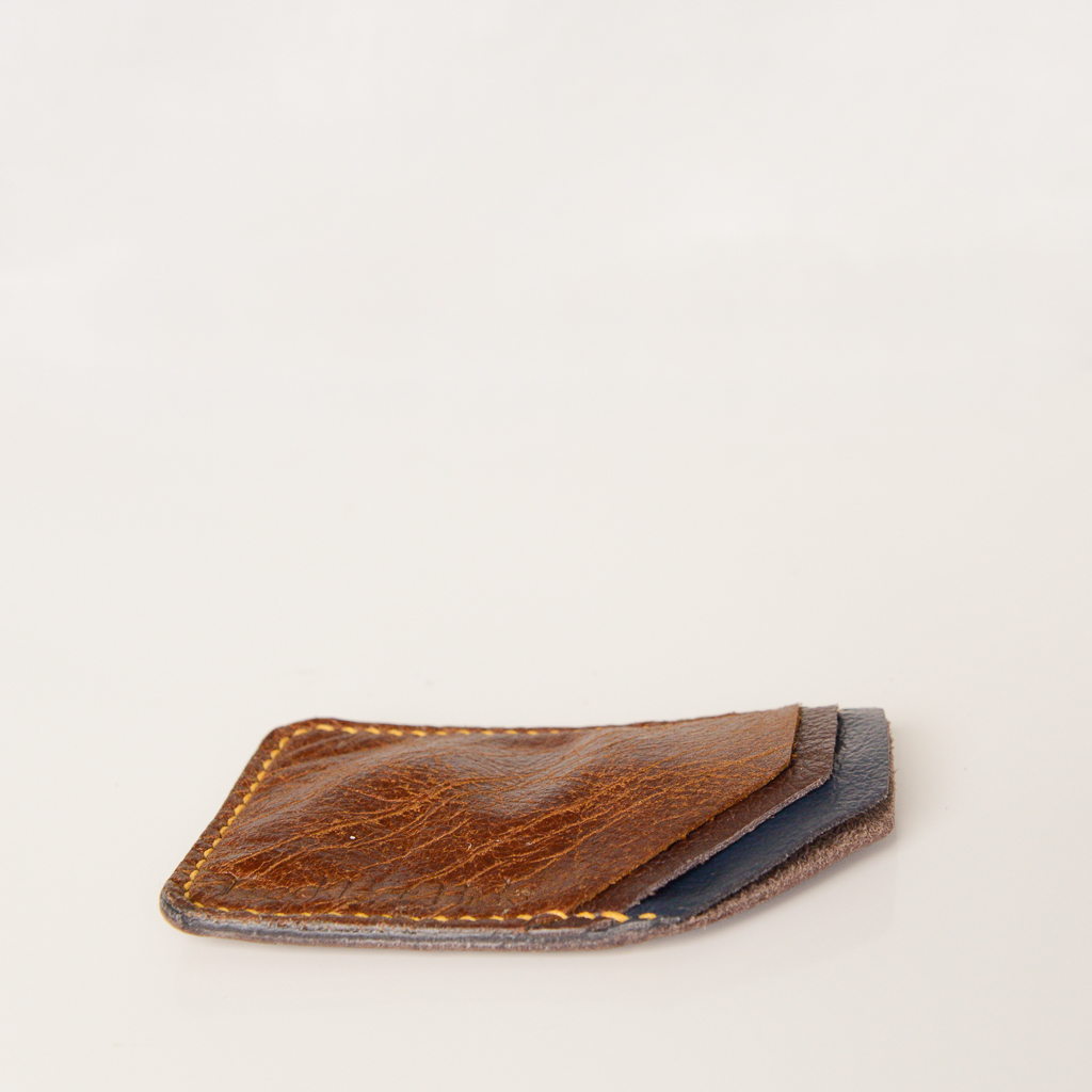 Skeletor Minimalist Card Wallet - Freckle + Hide