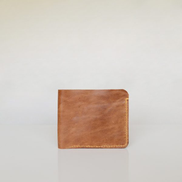 Zero waste biofold wallet made from reclaimed leather